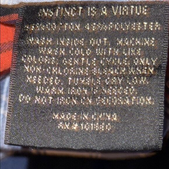 🌹Helix Men's Red and Blue Plaid Shirt - Picture 3 of 4